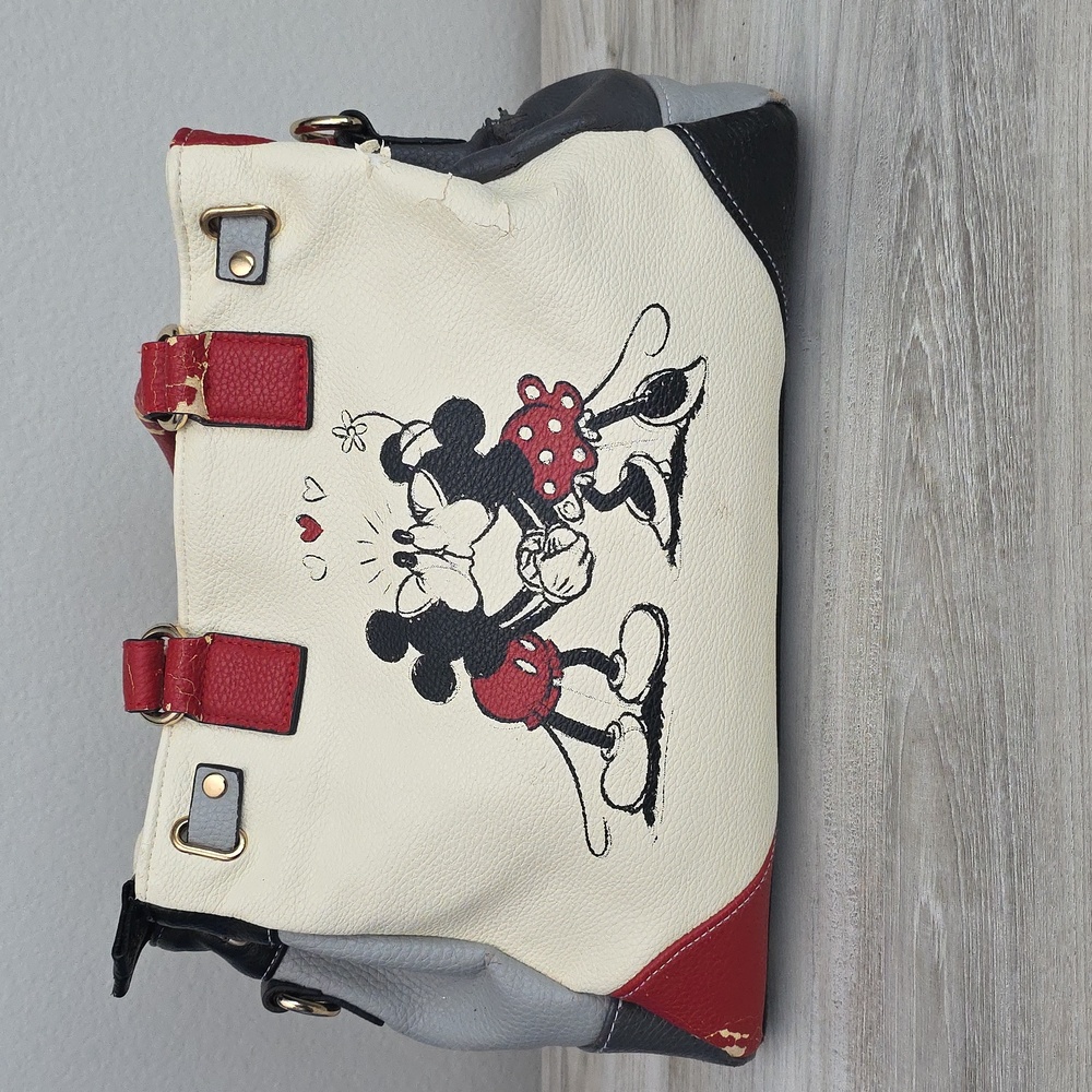 Disney Mickey and Minnie "Love Story" Handbag by The Bradford Exchange - Picture 2 of 9